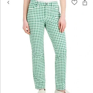 COPY - Charter Club- NWT green‎ gingham charter club pants